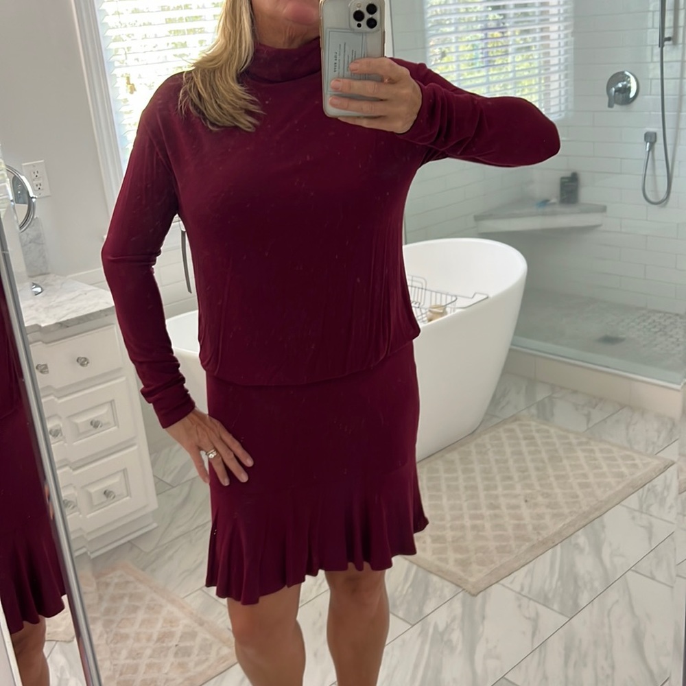 Super soft drop waist sweater, dress from anthropology - tags never been worn!
